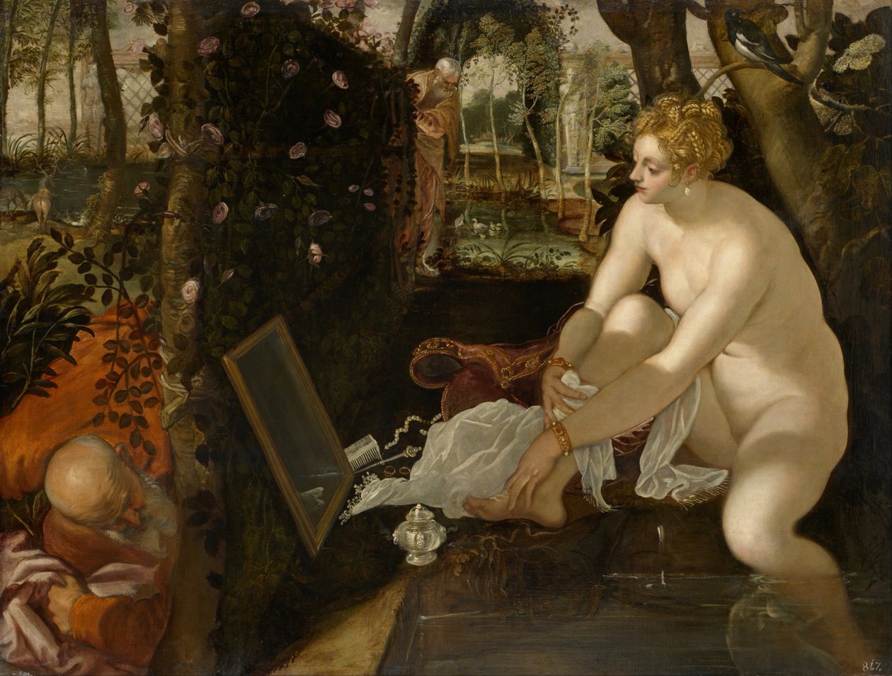 Susanna és az öregek alkotó: Jacopo Tintoretto
