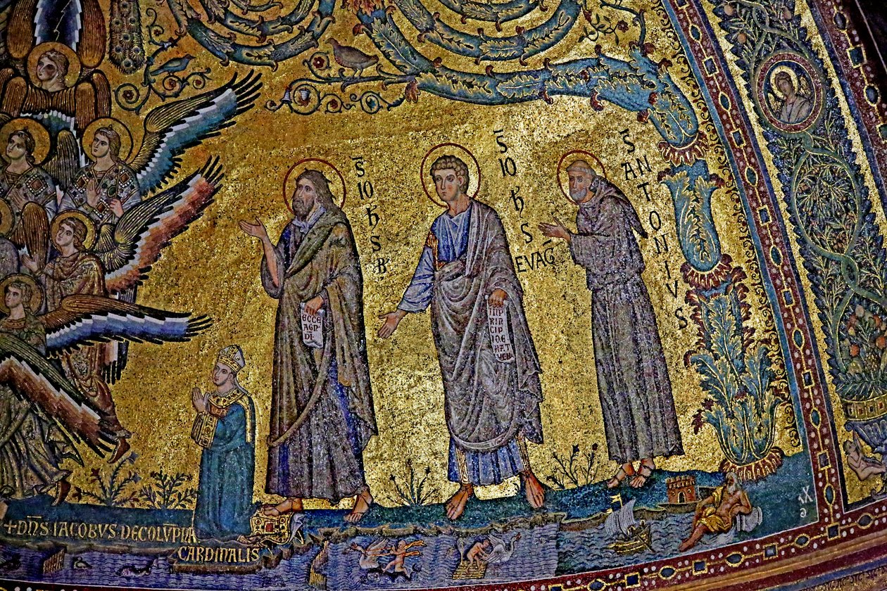 The Cardinals, apszis, 1290 körül (mozaik) alkotó: Jacopo Torriti