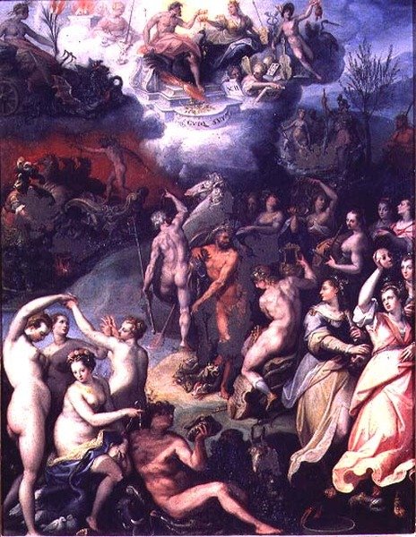 Az ezüst kora (olaj a rézre) alkotó: Jacopo Zucchi