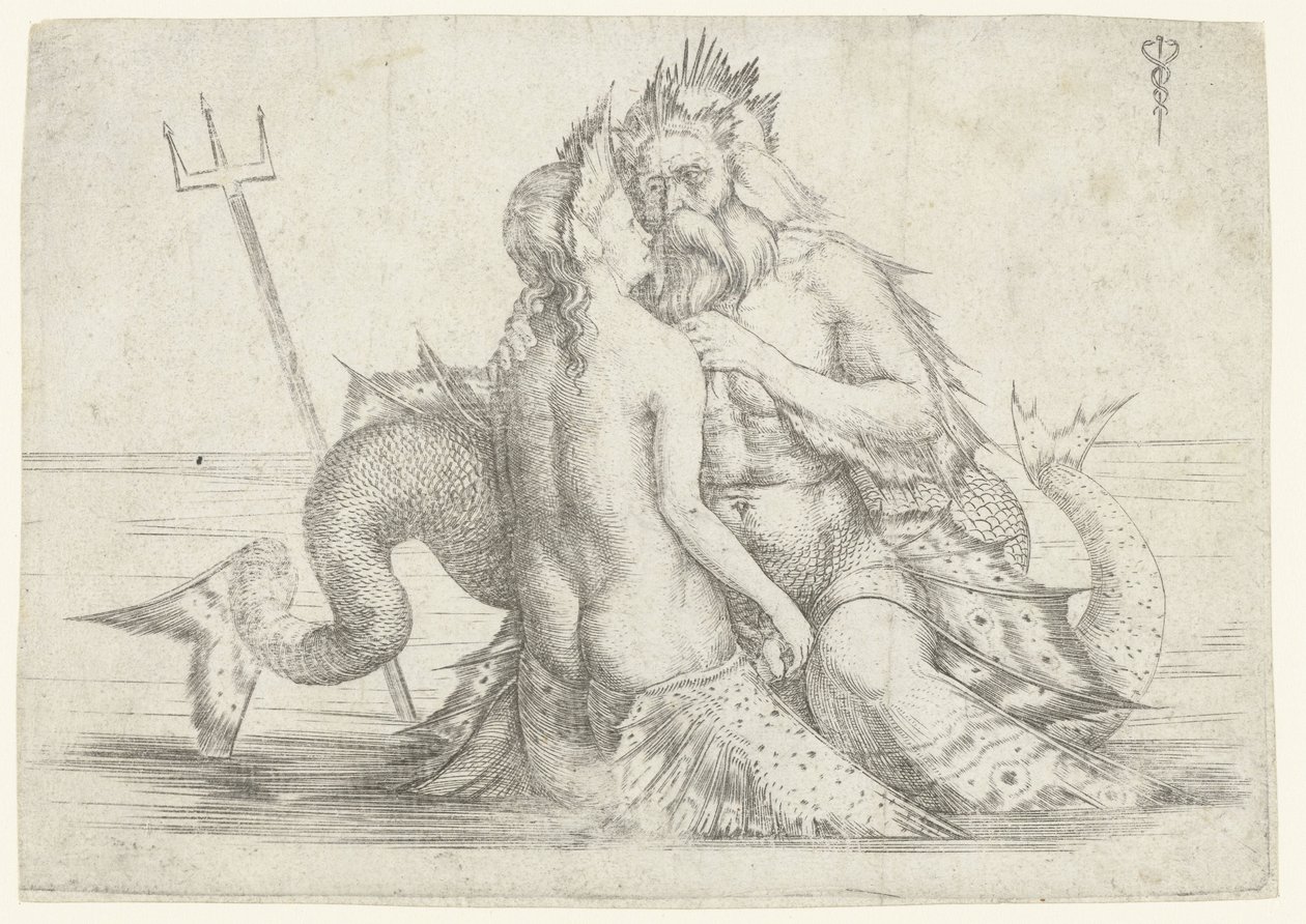 Triton és Nereid ölelkeznek alkotó: Jacopo de