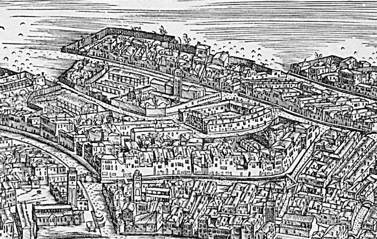 Nagy perspektíva - Velence, 1500 körül (416593 részlet) alkotó: Jacopo de Barbari