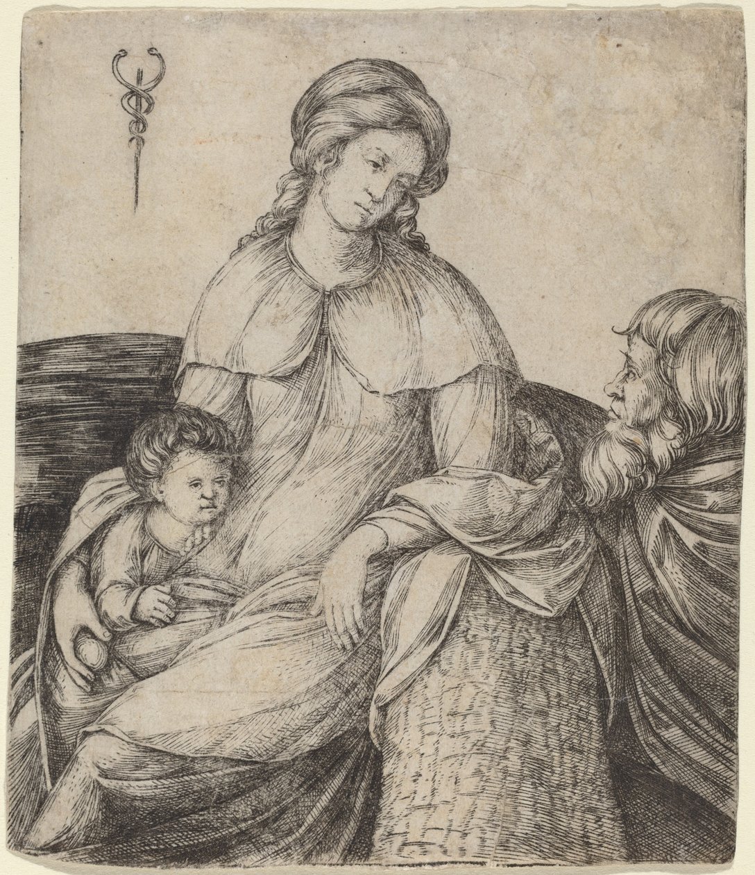 Szent Család alkotó: Jacopo de