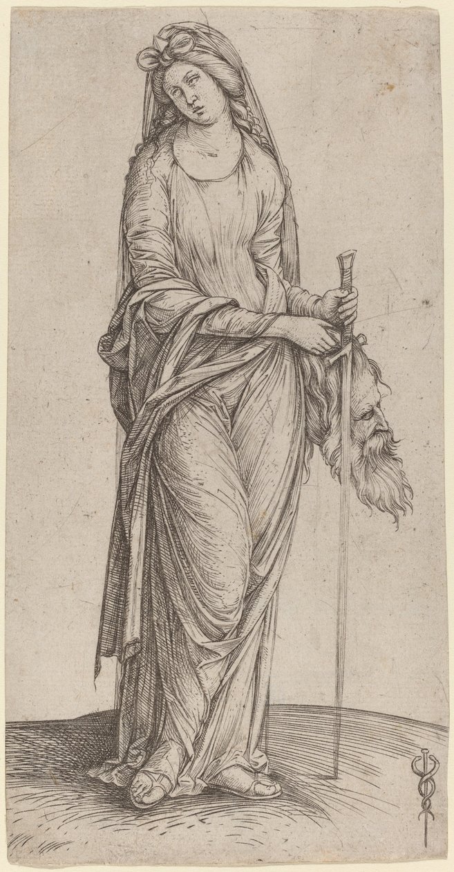 Judith kezében a Holofernész feje alkotó: Jacopo de
