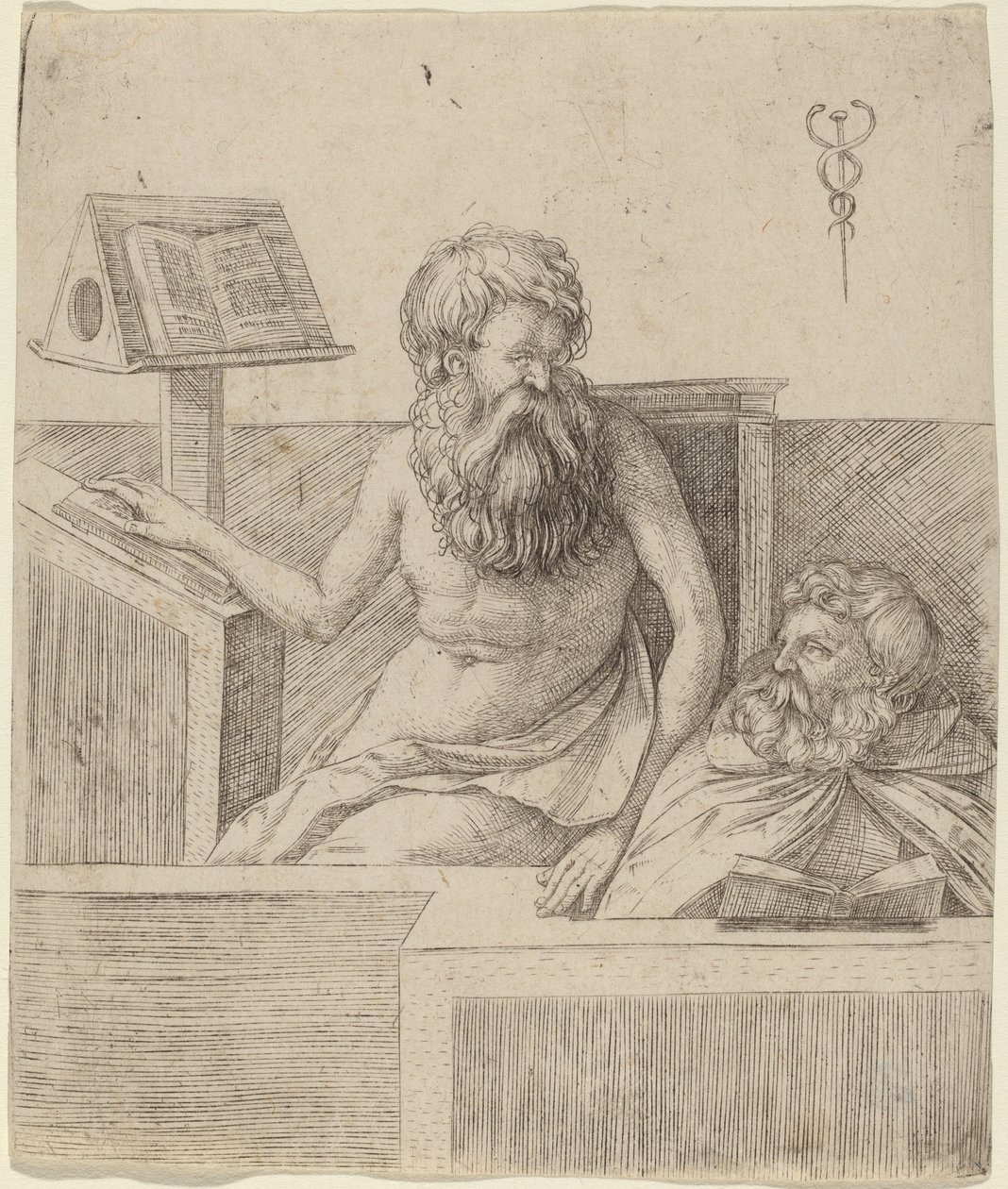 Két filozófus, c. 1509. alkotó: Jacopo de Barbari