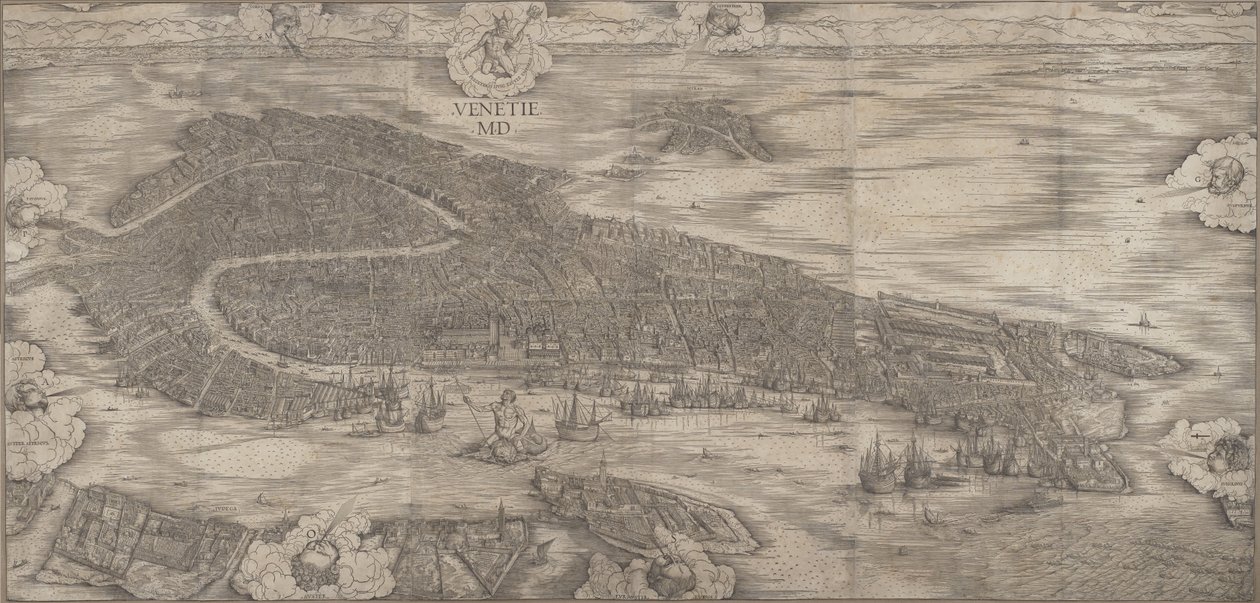 Kilátás Velencére alkotó: Jacopo de Barbari
