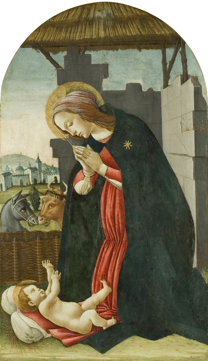 Madonna és gyermeke alkotó: Jacopo del Sellaio