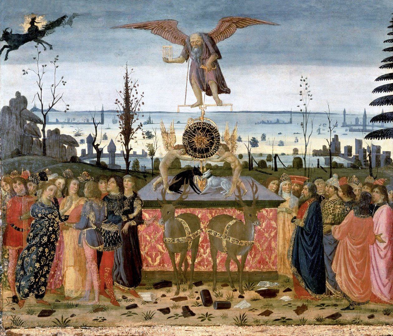 Az idő diadala, 1480-1490 alkotó: Jacopo del Sellaio