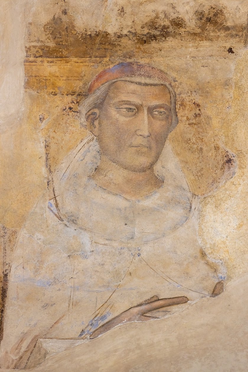 "Szent portréja (St. Yves Hélory?) (freskó) alkotó: Jacopo di Cione