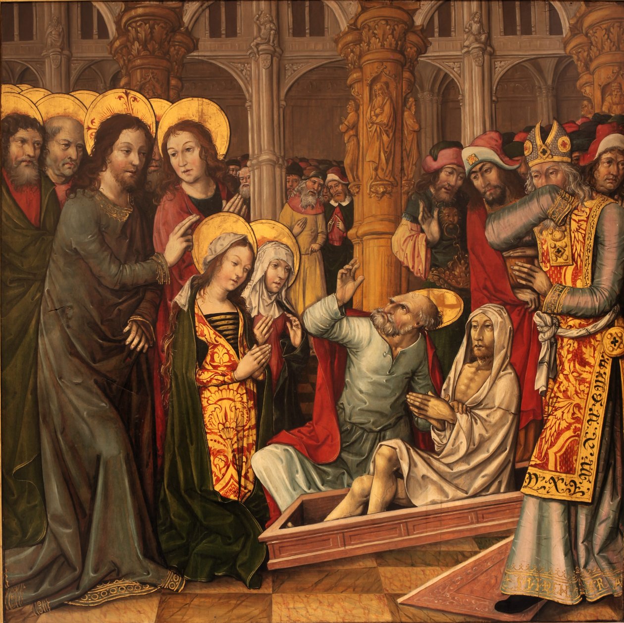 Lázár feltámadása alkotó: Jacquelin de Montluçon