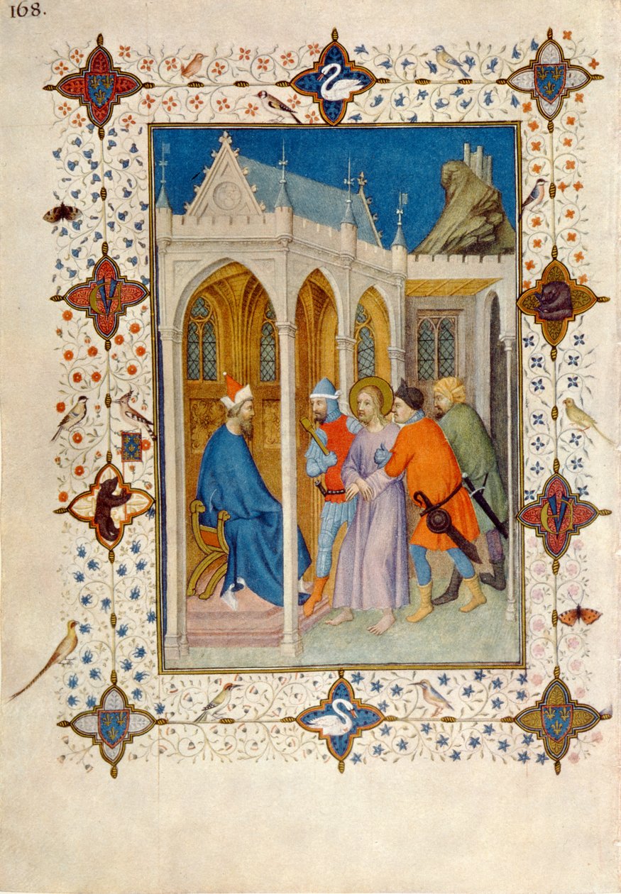 MS 11060-11061 A kereszt órája: Tres Riches Heures du Duc de Berry című kötetből. alkotó: Jacquemart de Hesdin
