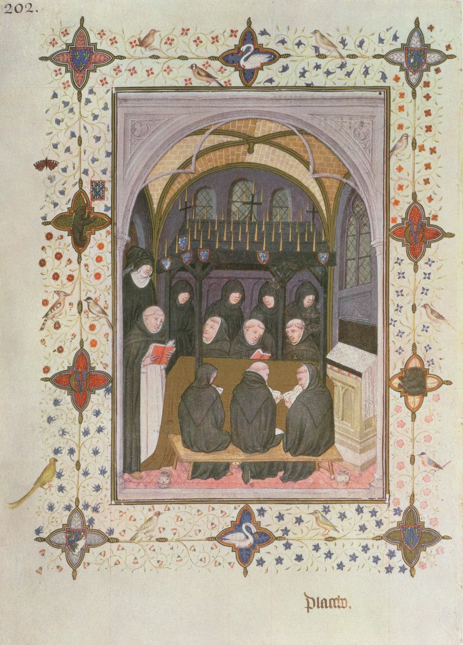 MS 11060-11061 Halotti hivatalok: temetési szertartások alkotó: Jacquemart de Hesdin
