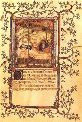 Ms Lat 18014 fol. 38 The Bettivity, Les Petites Heures de Duc de Berry, 1385-90 körül (vellum) alkotó: Jacquemart de Hesdin