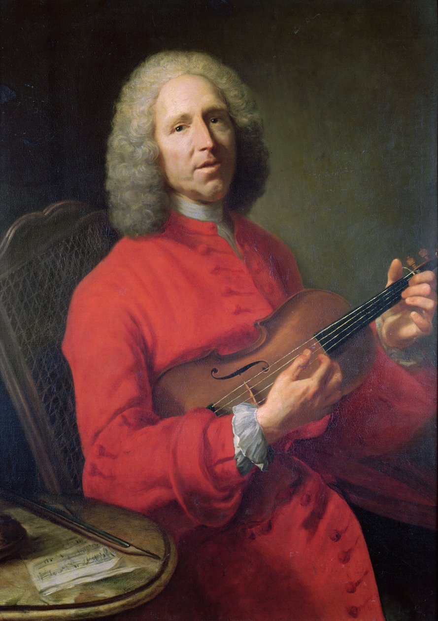 Jean-Philippe Rameau (1683-1764) hegedűvel alkotó: Jacques Andre Joseph Camelot Aved