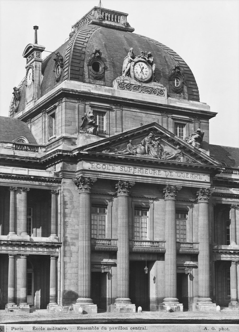 Ecole Militaire, a főpavilon, 1751-73 alkotó: Jacques Ange Gabriel