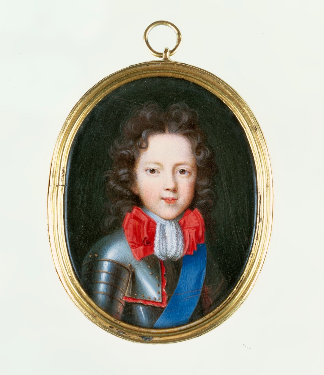 James Stuart miniatúrája, az öreg színlelő, 1700 körül alkotó: Jacques Antoine Artaud