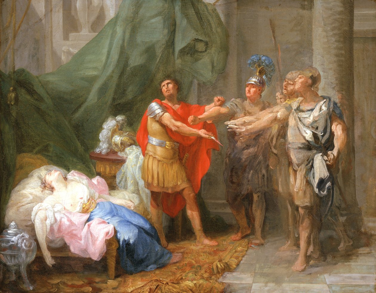 Brutus esküje, 1771 körül alkotó: Jacques Antoine Beaufort