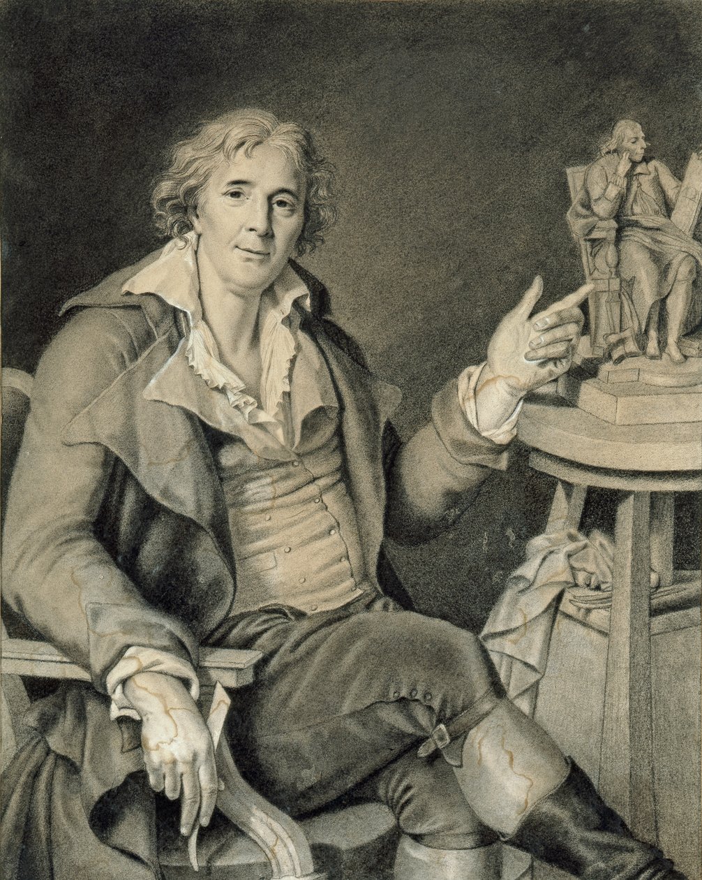 Augustin Pajou portréja, 1782 alkotó: Jacques Augustin Catherine Pajou