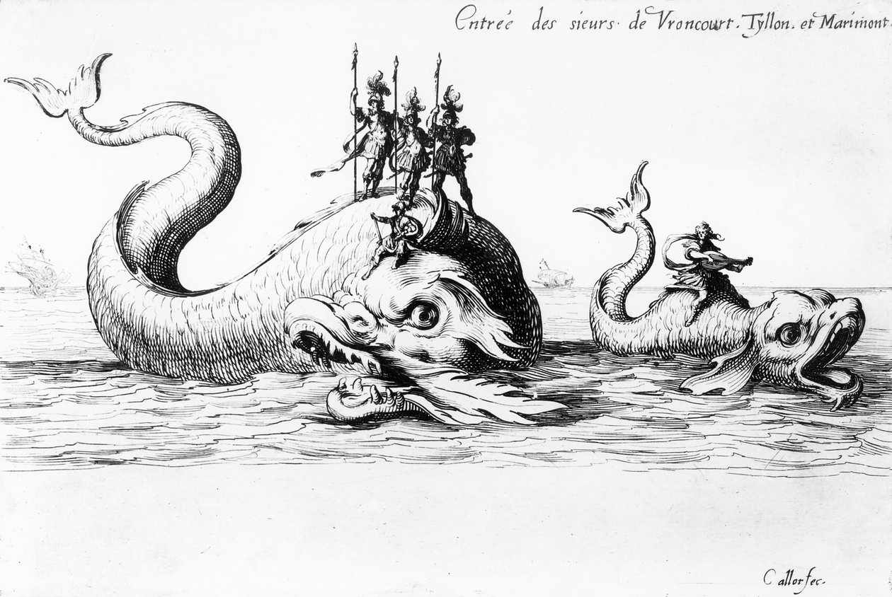 Vroncourt, Tyllon és Marimont lordjainak bejárata alkotó: Jacques Callot