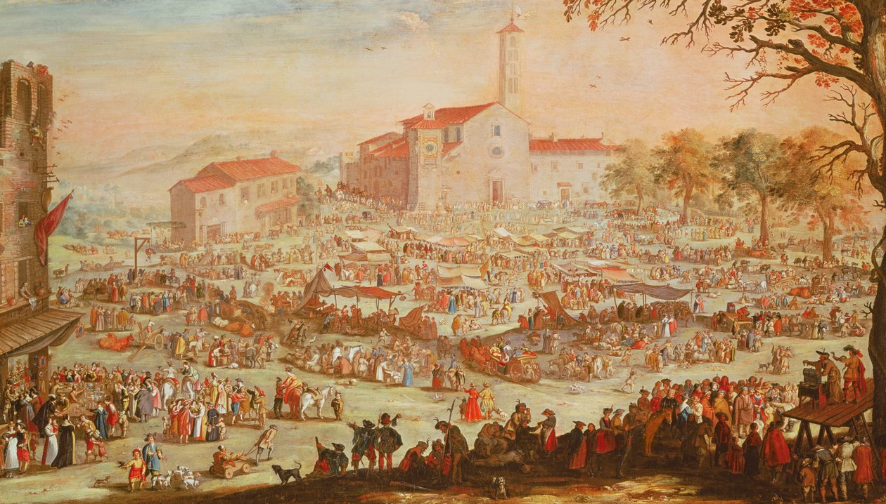 Az imprunetai vásár, 1638 alkotó: Jacques Callot