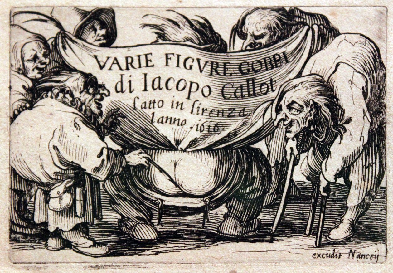 Különféle Gobbi figurák alkotó: Jacques Callot