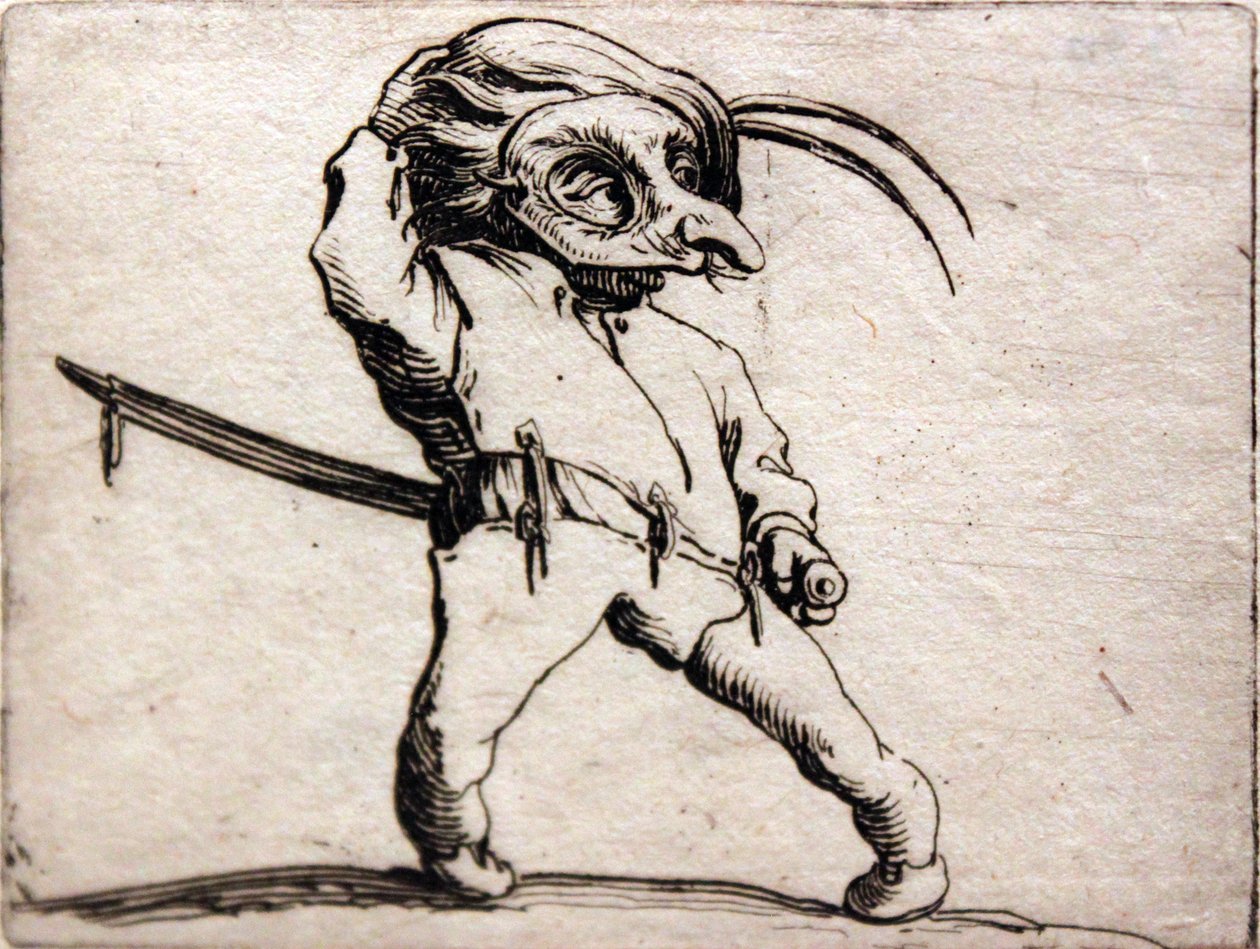 Különféle Gobbi figurák alkotó: Jacques Callot