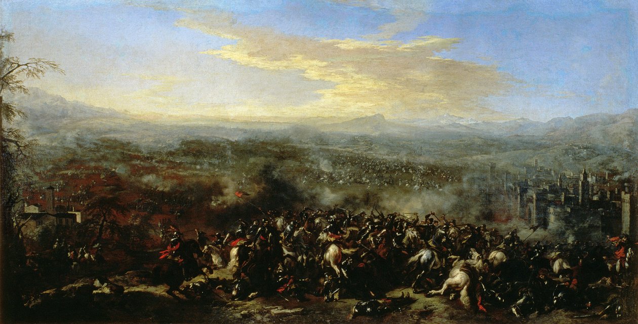 A nordlingeni csata 1634-ben, 1648-ban alkotó: Jacques Courtois