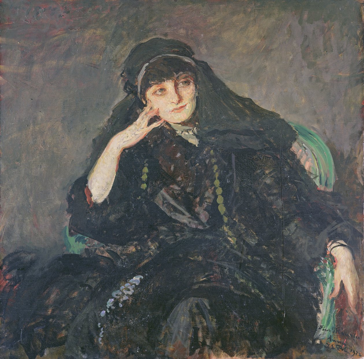 Anna, Noailles grófnő, 1912 alkotó: Jacques Emile Blanche