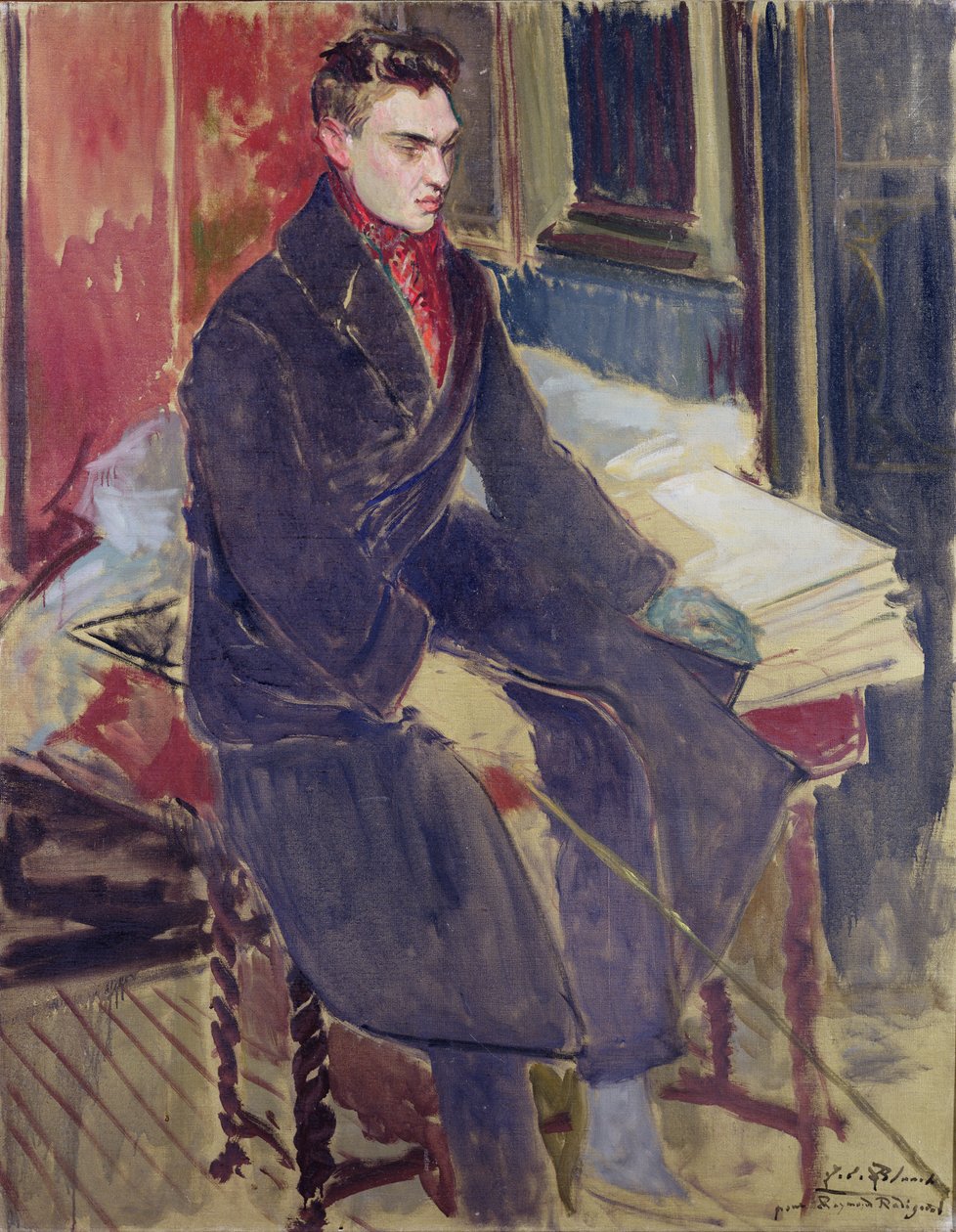 Raymond Radiguet (1903-23) portréja alkotó: Jacques Emile Blanche