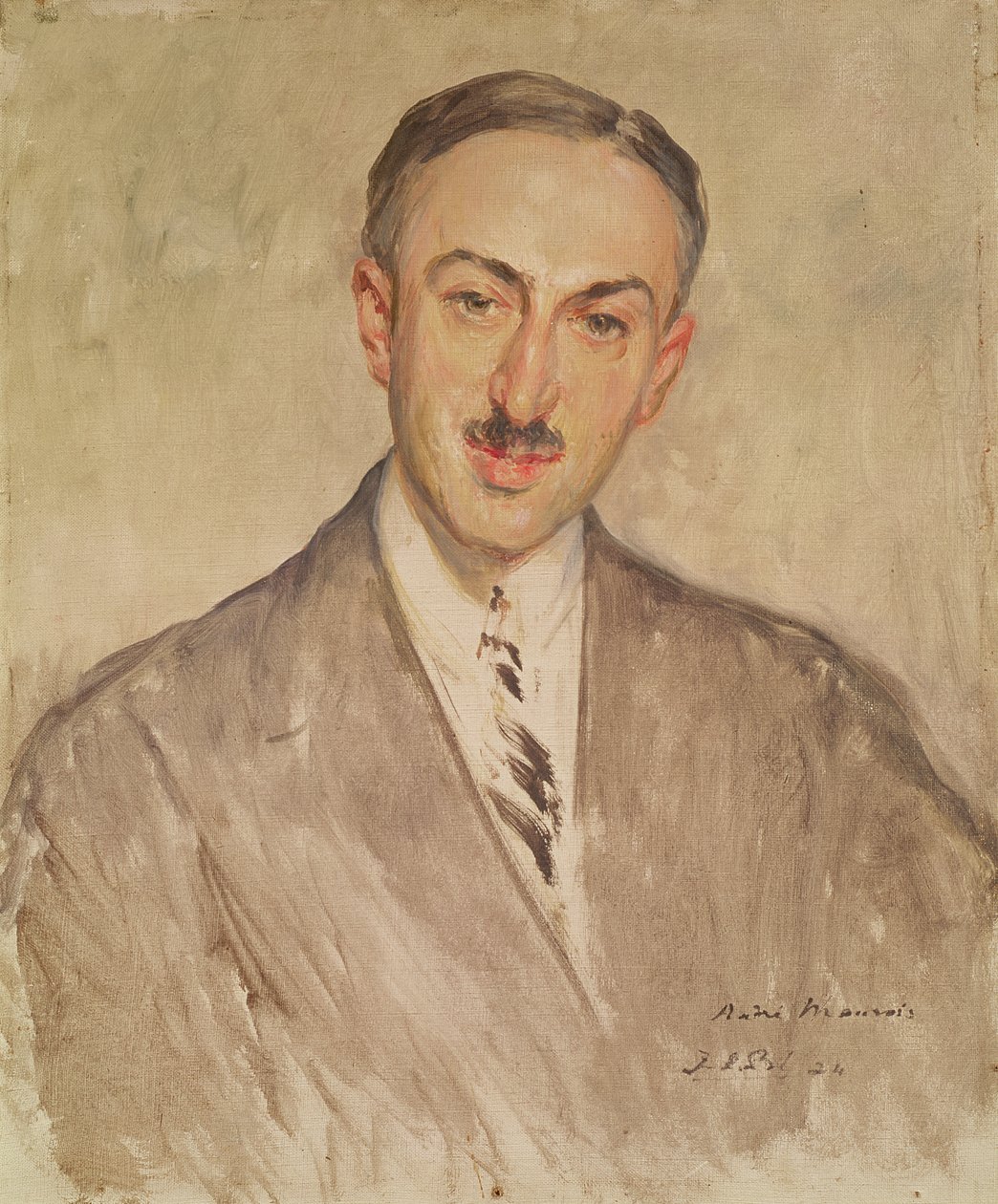 Tanulmány Andre Maurois (1885-1967) portréjához, 1924 alkotó: Jacques Emile Blanche