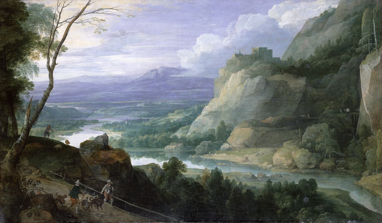 Hegyvidéki táj, 1620 alkotó: Jacques Fouquieres
