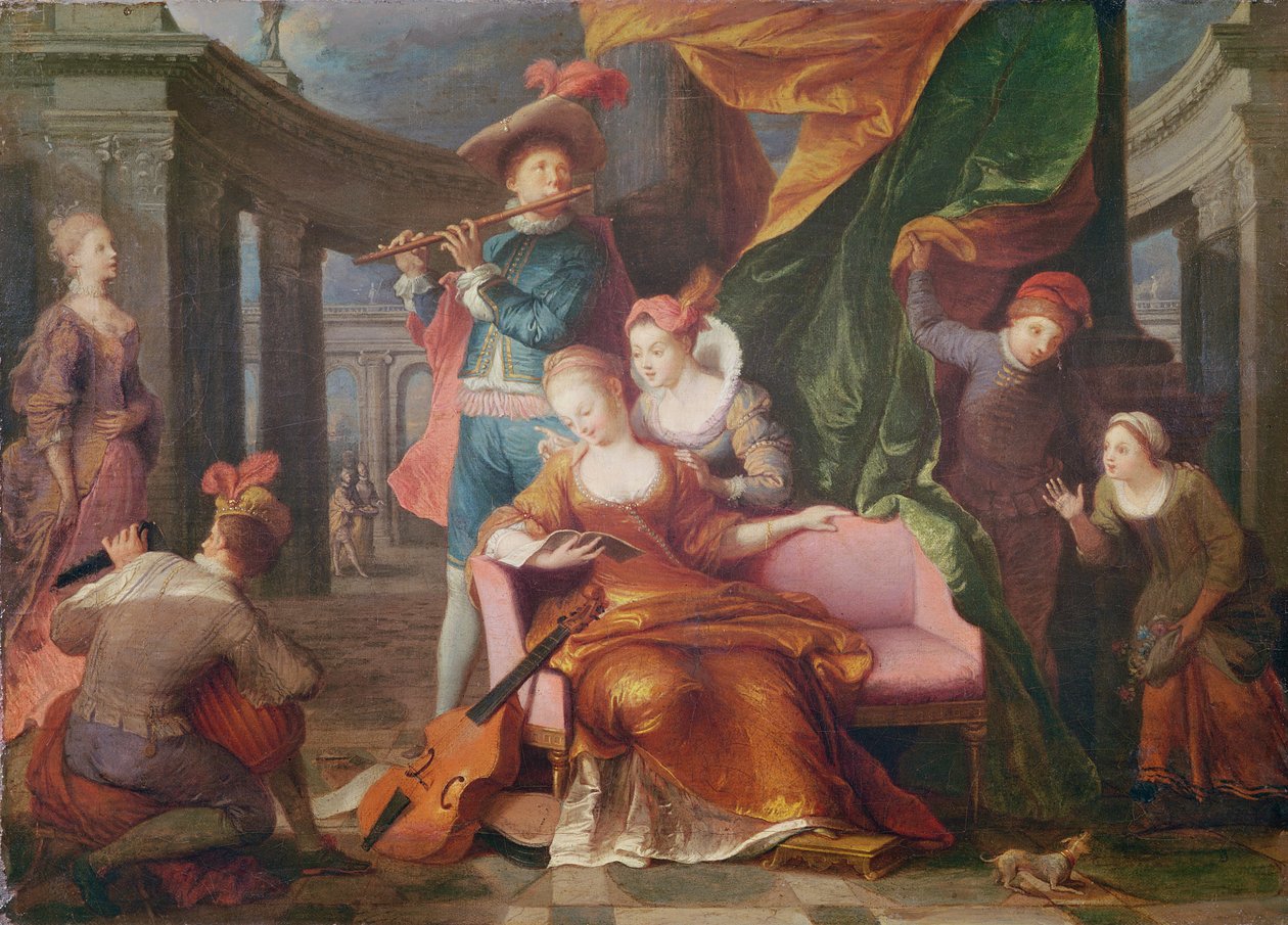 Zene alkotó: Jacques Francois Courtin