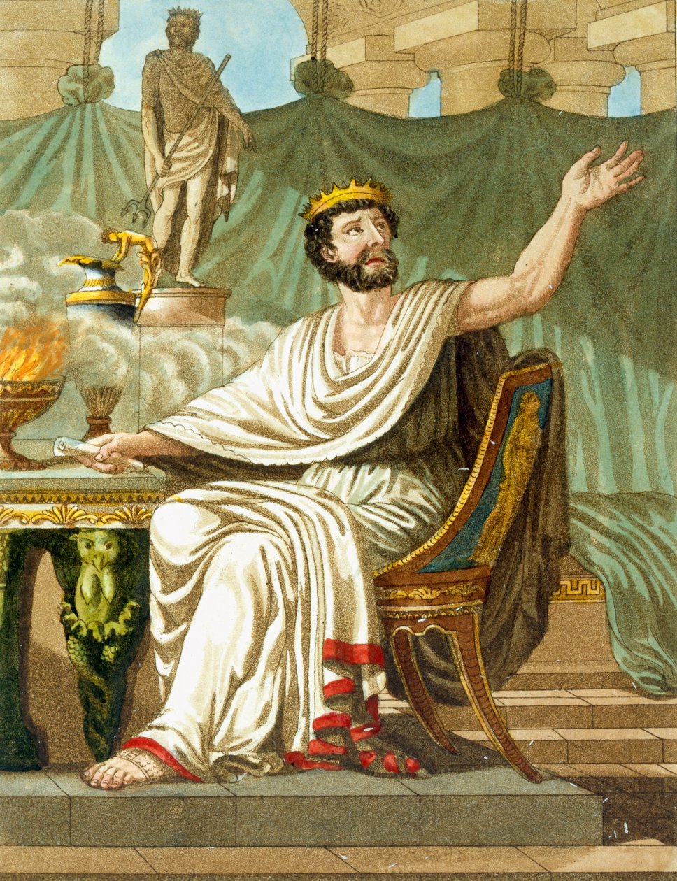 Rex Sacrificulus, illusztráció a "L