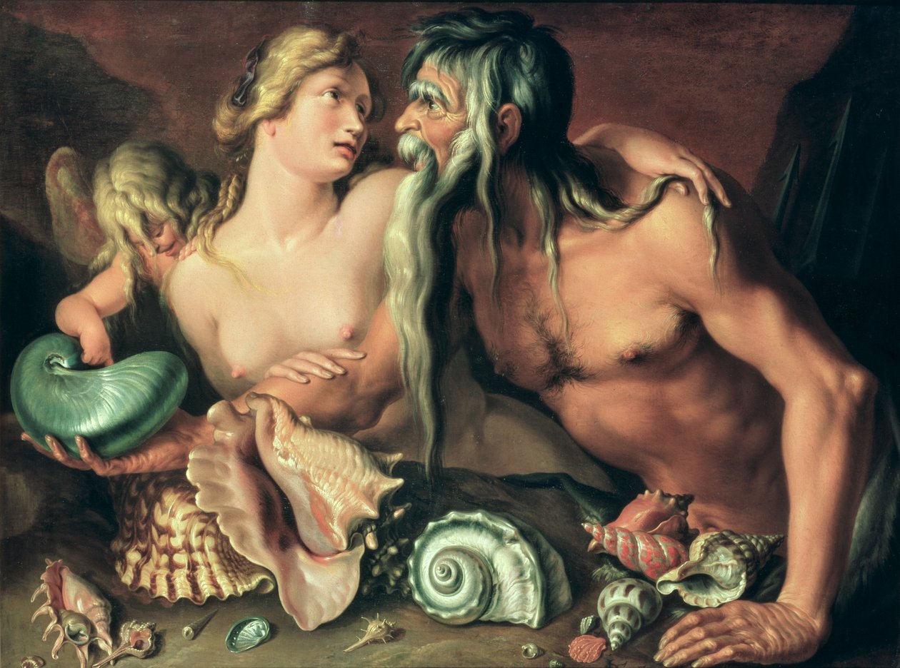 Neptunusz és Amfitrit alkotó: Jacques II de Gheyn