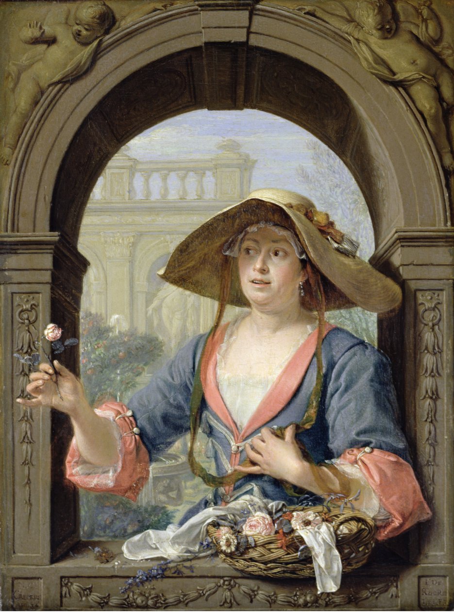 A művésznő úrnője portréja, M.C. Cremers alkotó: Jacques Ignatius de Roore