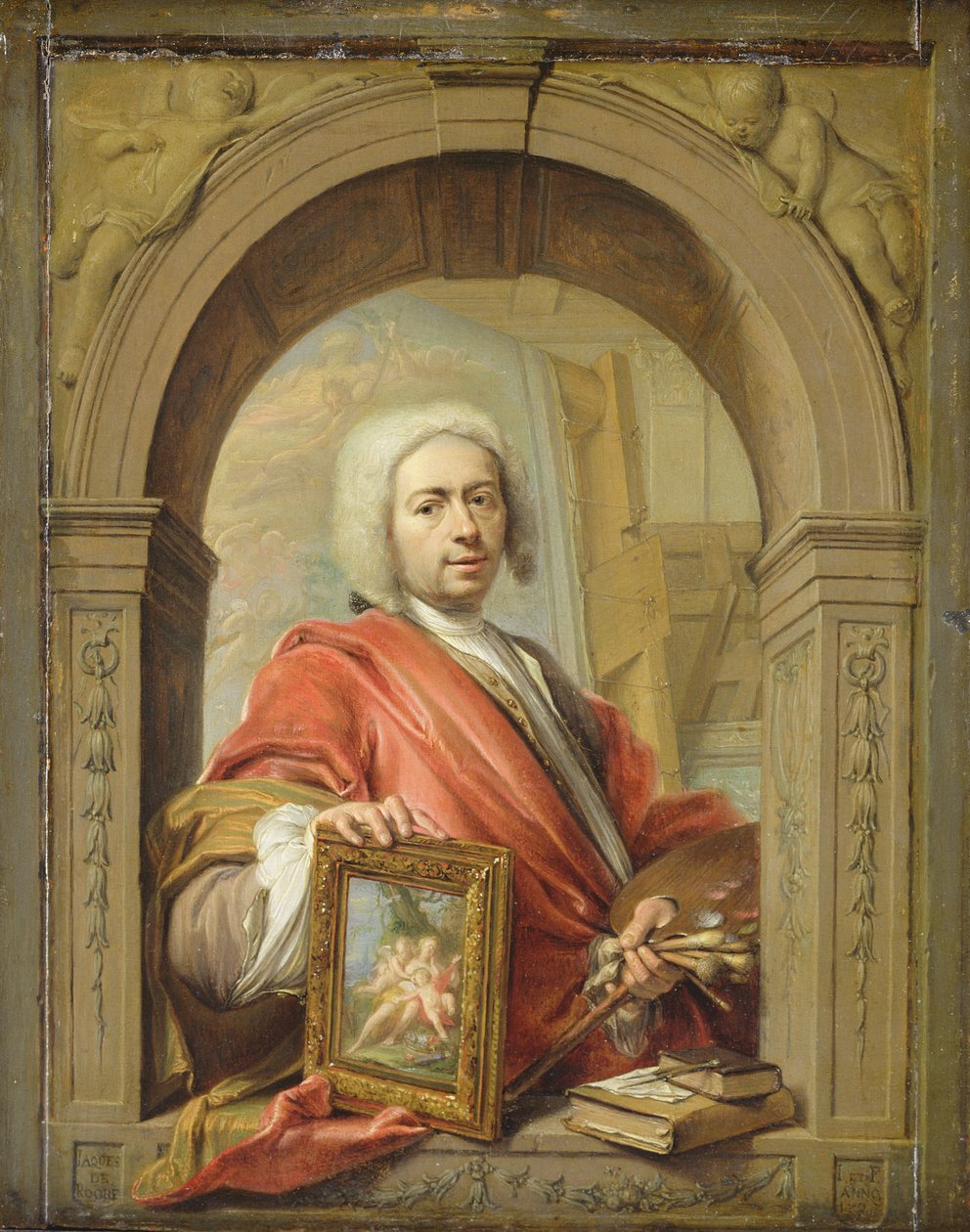 Önarckép, 1727 alkotó: Jacques Ignatius de Roore