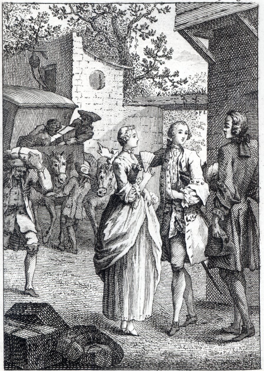 Chevalier Des Greux és Manon találkozása, Antoine Francois Prevost d