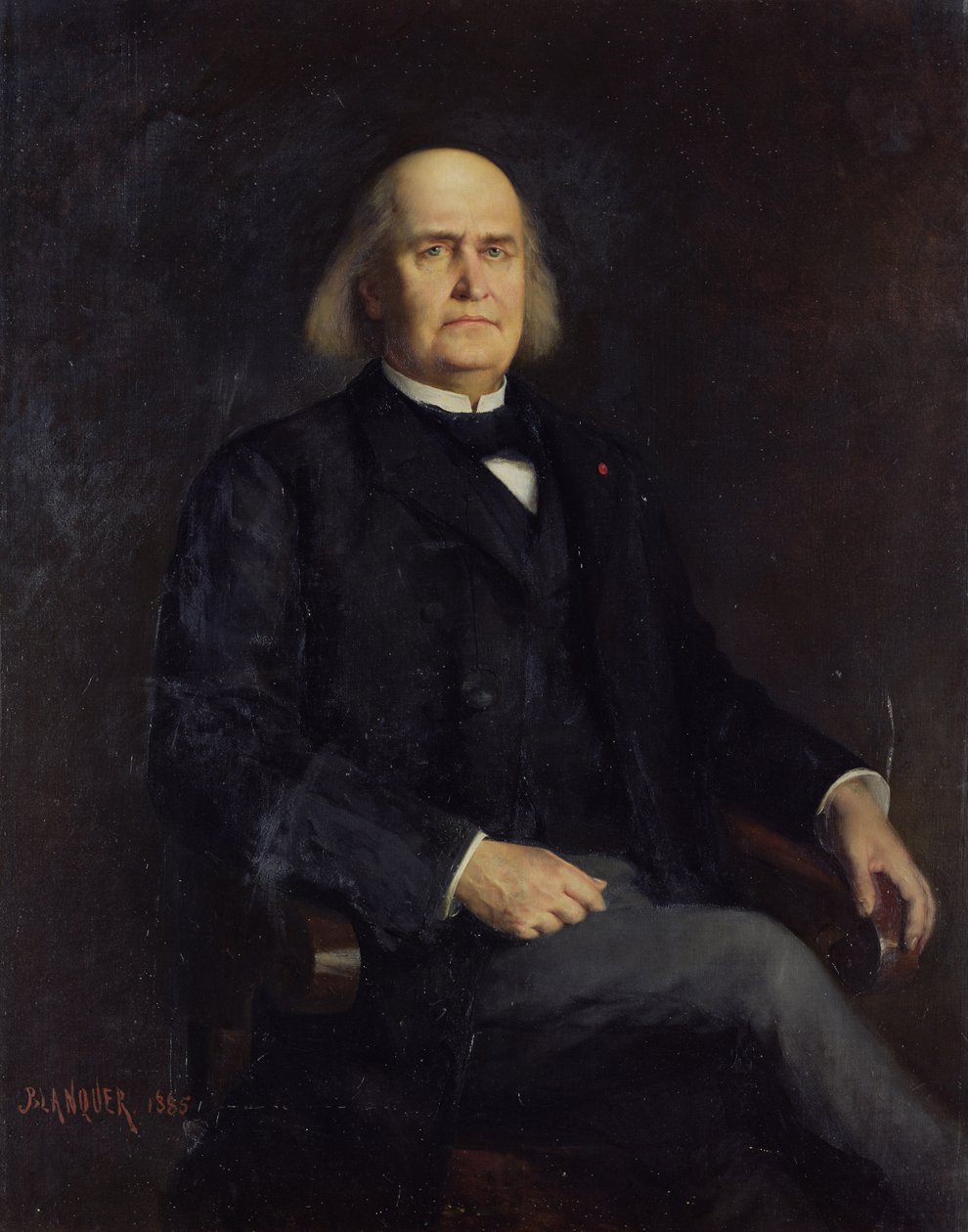 Charles Leconte de Lisle (1818-94) portréja 1885 alkotó: Jacques Leonard Blanquer