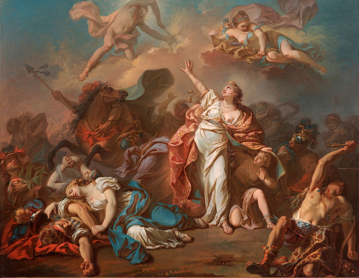 Niobe gyermekei alkotó: Jacques Louis David
