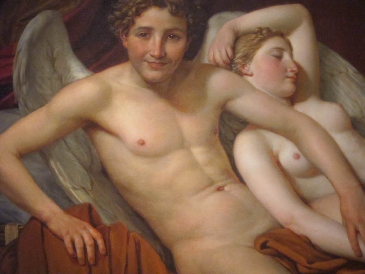 Ámor és Psyche alkotó: Jacques Louis David