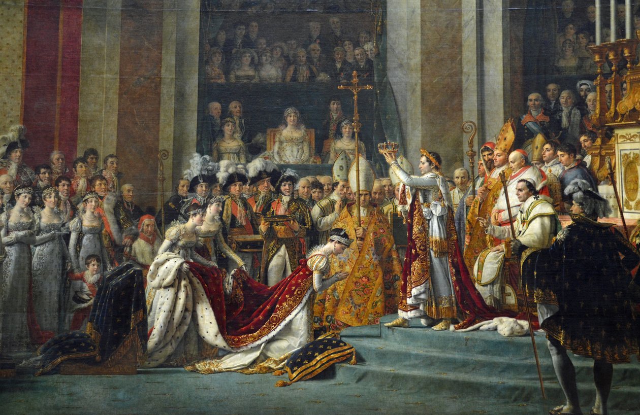 Napóleon koronázása alkotó: Jacques Louis David