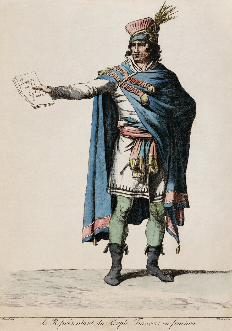 A ferencesek hivatalban lévő képviselője alkotó: Jacques Louis David