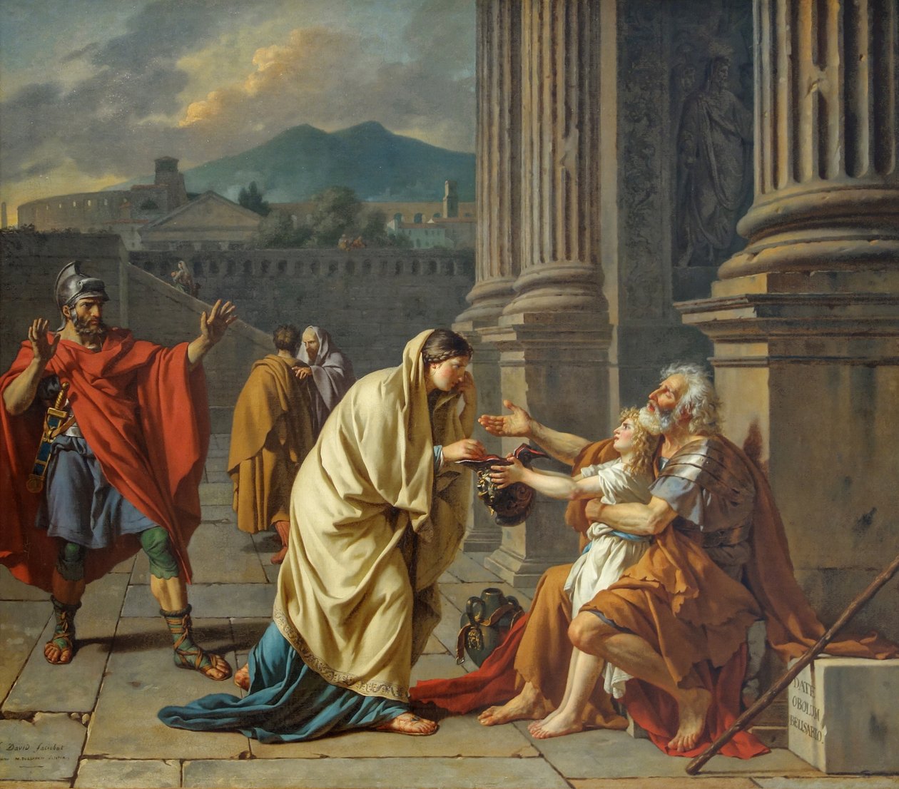 Louvre david belisaire -t ismerték fel alkotó: Jacques Louis David