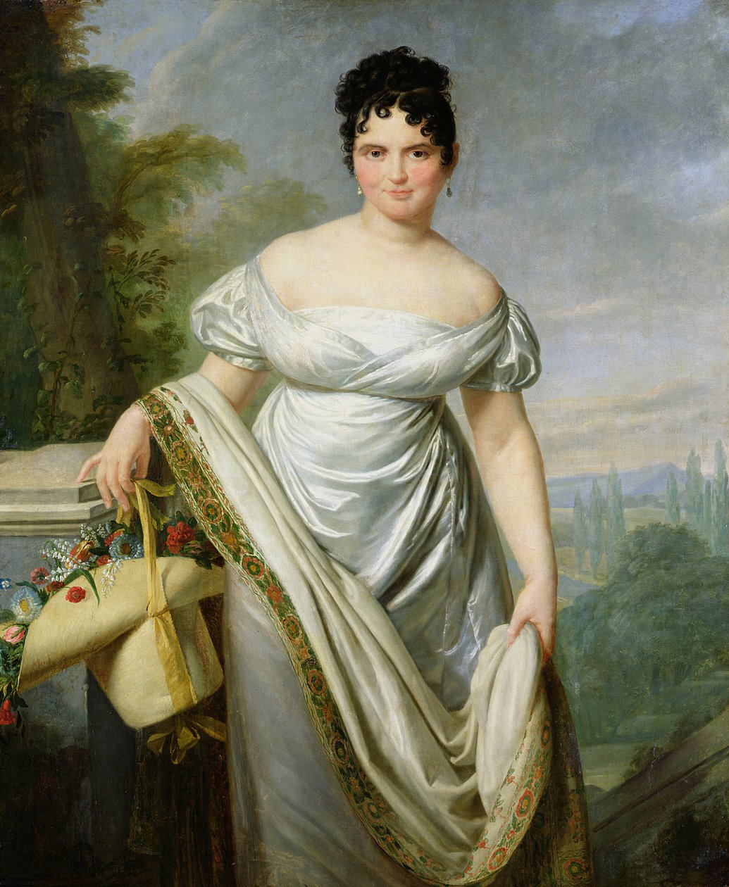 Madame Tallien (1773-1835) alkotó: Jacques Louis David
