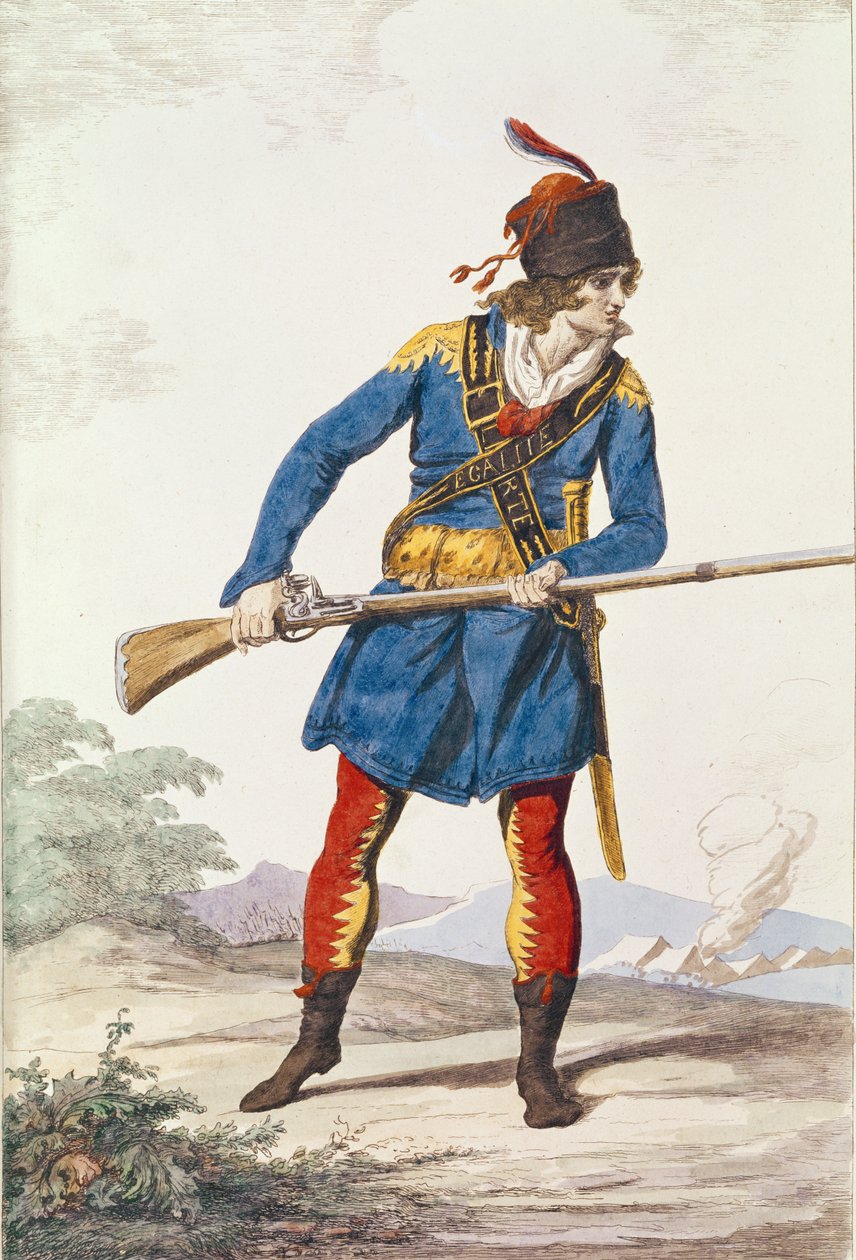 Katonai ruha, Vivant Dominique Denon metszet alkotó: Jacques Louis David