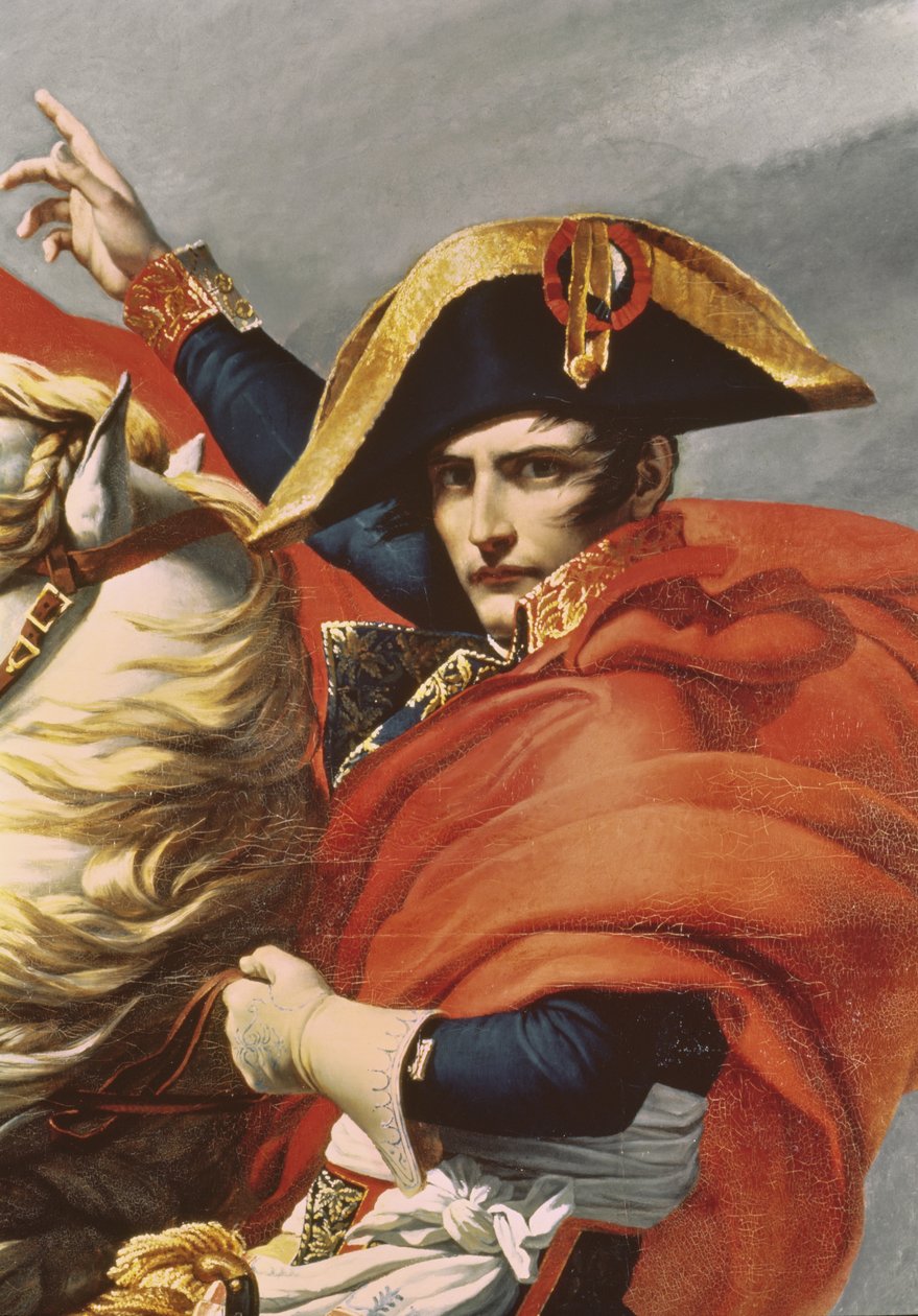Napóleon (1769-1821) átkelt az Alpokon 1800. május 20-án, 1802. alkotó: Jacques Louis David