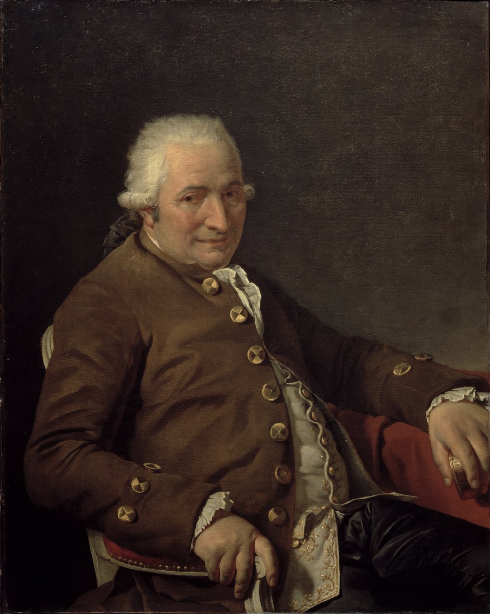 Charles-Pierre Pecoul portréja, 1784 alkotó: Jacques Louis David
