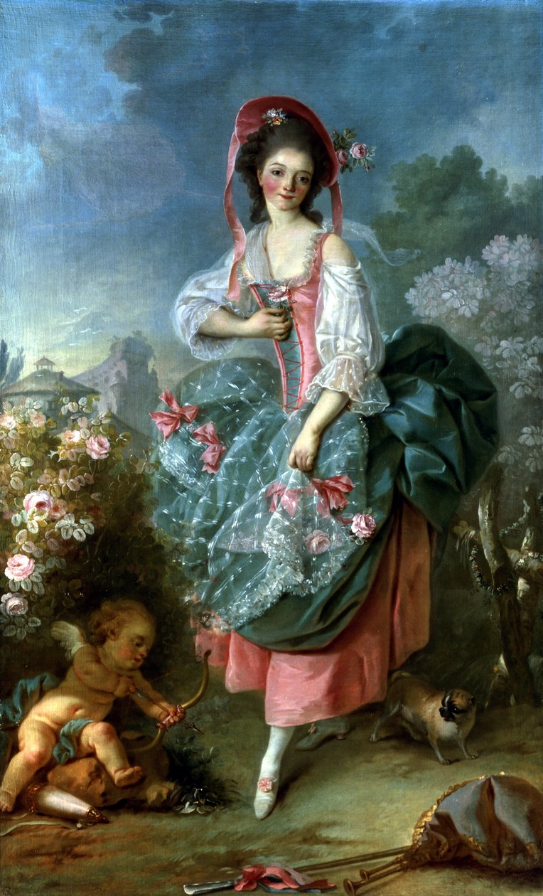 Mademoiselle Guimard portréja Terpsichoreként, 1799 körül alkotó: Jacques Louis David
