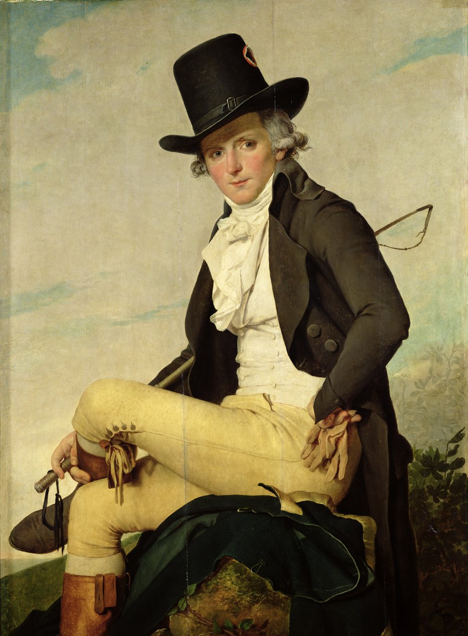 Pierre Seriziat (1757-1847), a művész sógorának portréja, 1795 alkotó: Jacques Louis David