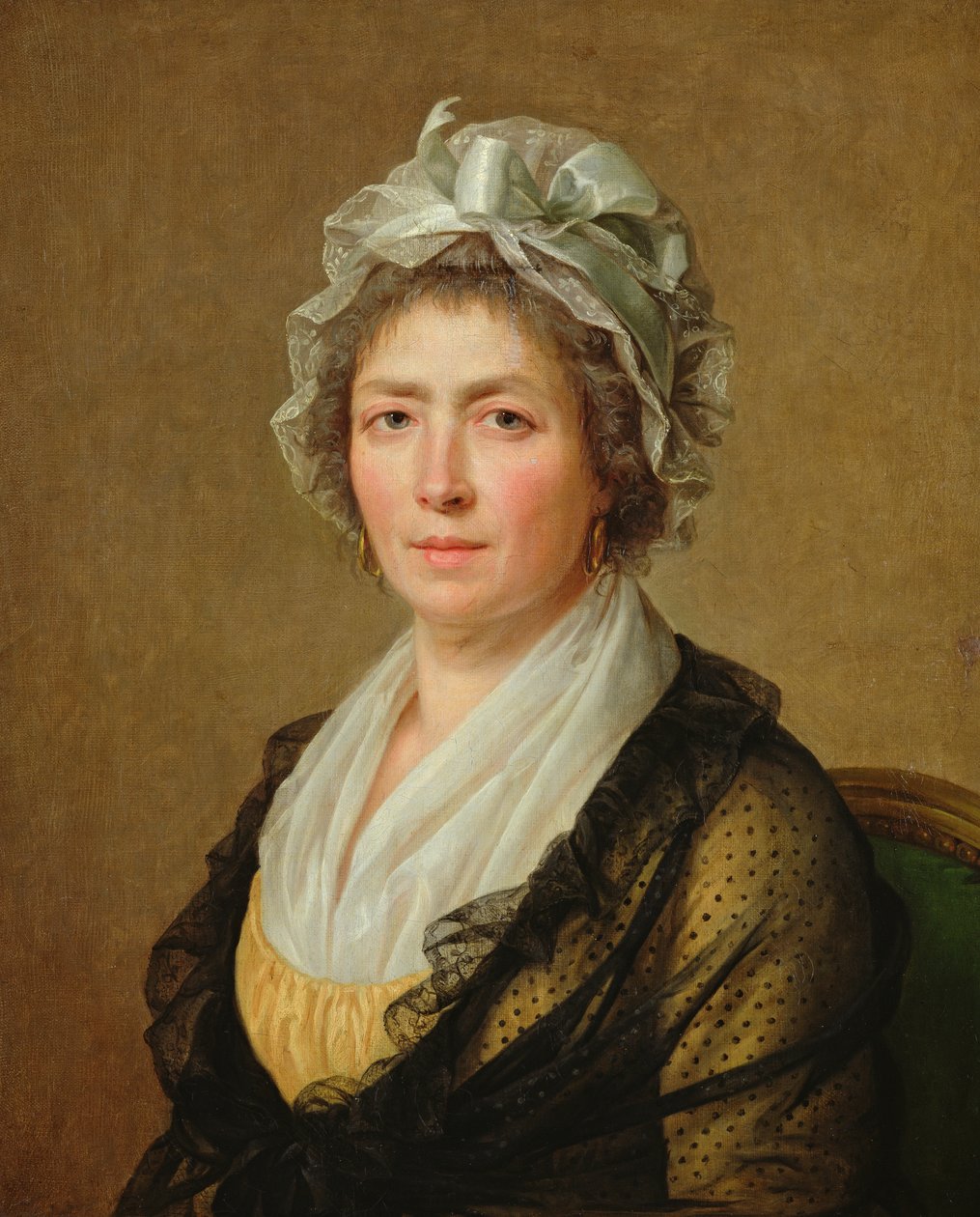 Női portré, vagy a művész gyermekeinek nevelőnője alkotó: Jacques Louis David