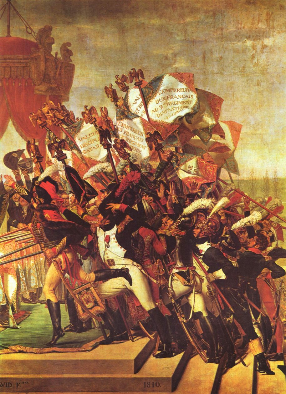 A hadsereg esküje a császárra alkotó: Jacques Louis David